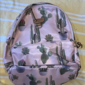 Cactus Print Backpack